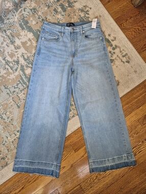 GAP High Waist Crop Wide Leg NWT SZ 8